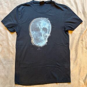 PS Paul Smith Black Skull Graphic Tee